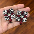 AA-AJRAK STUD handmade earrings.